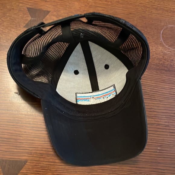 Patagonia trucker hat. Gray and black.  Snap back. - Picture 2 of 5